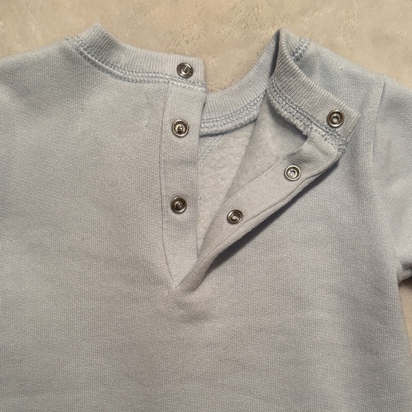 Blue Bear Print Kids One Piece - Picture 6 of 6